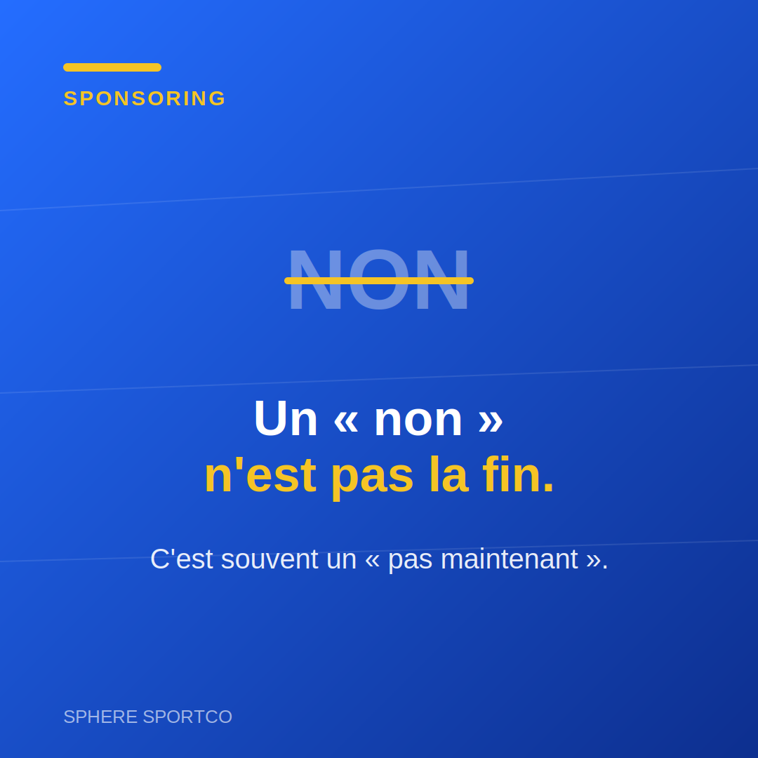 Une entreprise vous a dit non : ce n'est pas la fin, c'est le début
