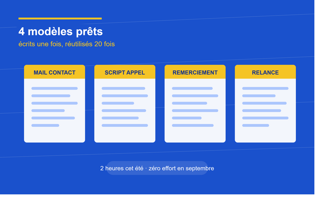 En septembre, vous n'aurez plus le temps d'écrire : préparez vos messages maintenant