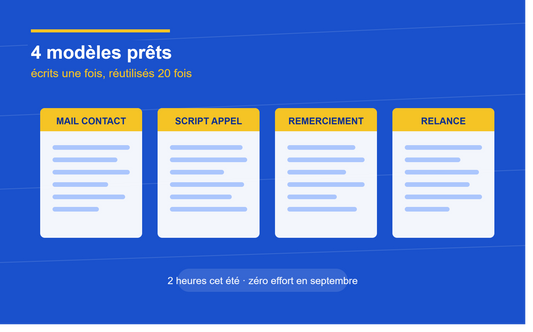 En septembre, vous n'aurez plus le temps d'écrire : préparez vos messages maintenant